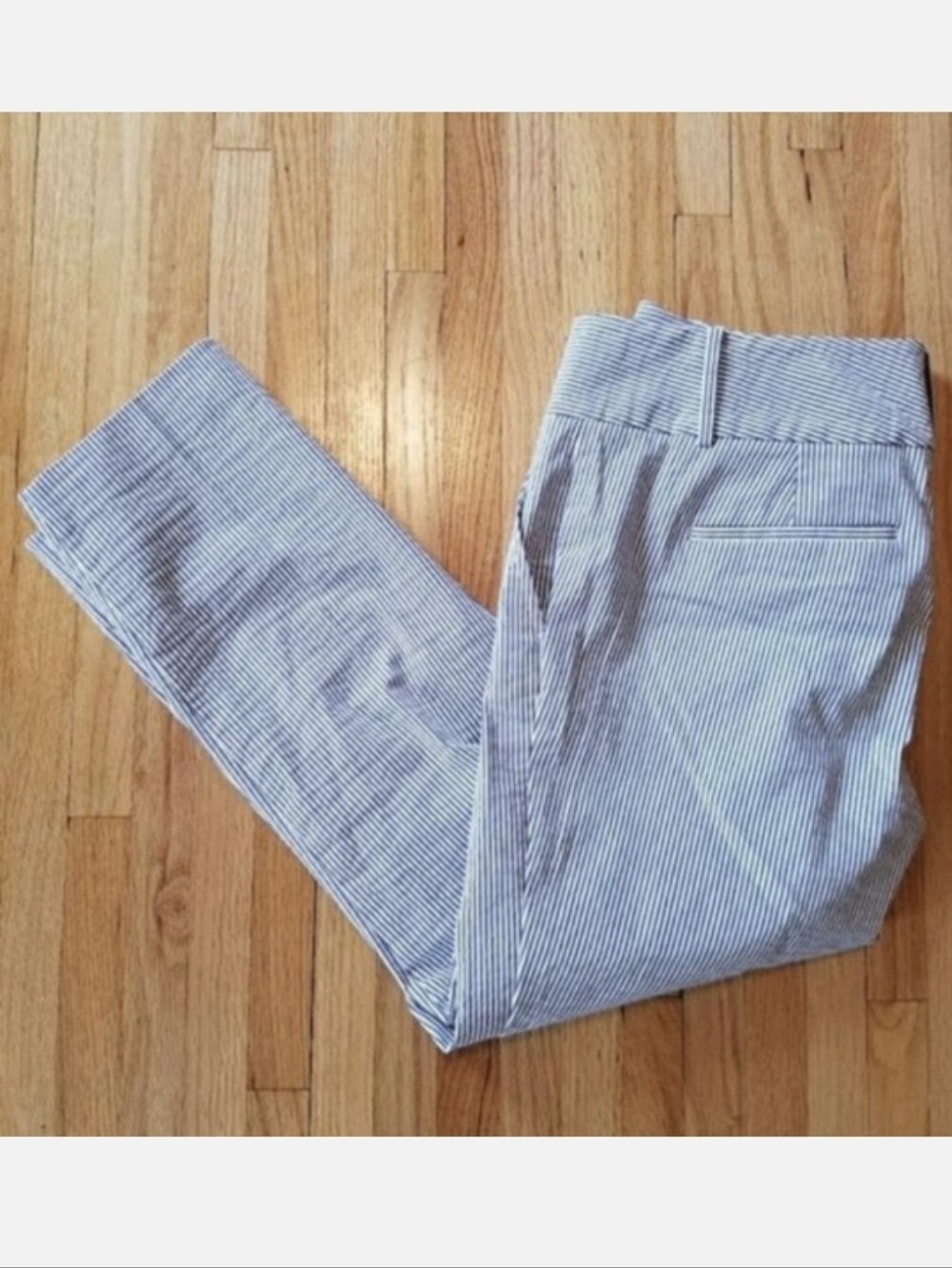 🌳 Ann Taylor striped ankle pants sz 8